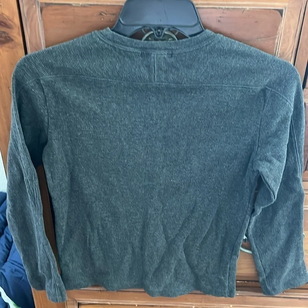 Ralph Lauren EUC Boy’s Gray Thermal Tee Size M (10)
